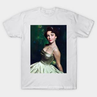 Elizabeth Taylor in Space: Starlight Starlets T-Shirt